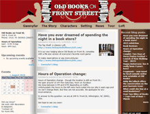 Tablet Screenshot of oldbooksonfrontst.com